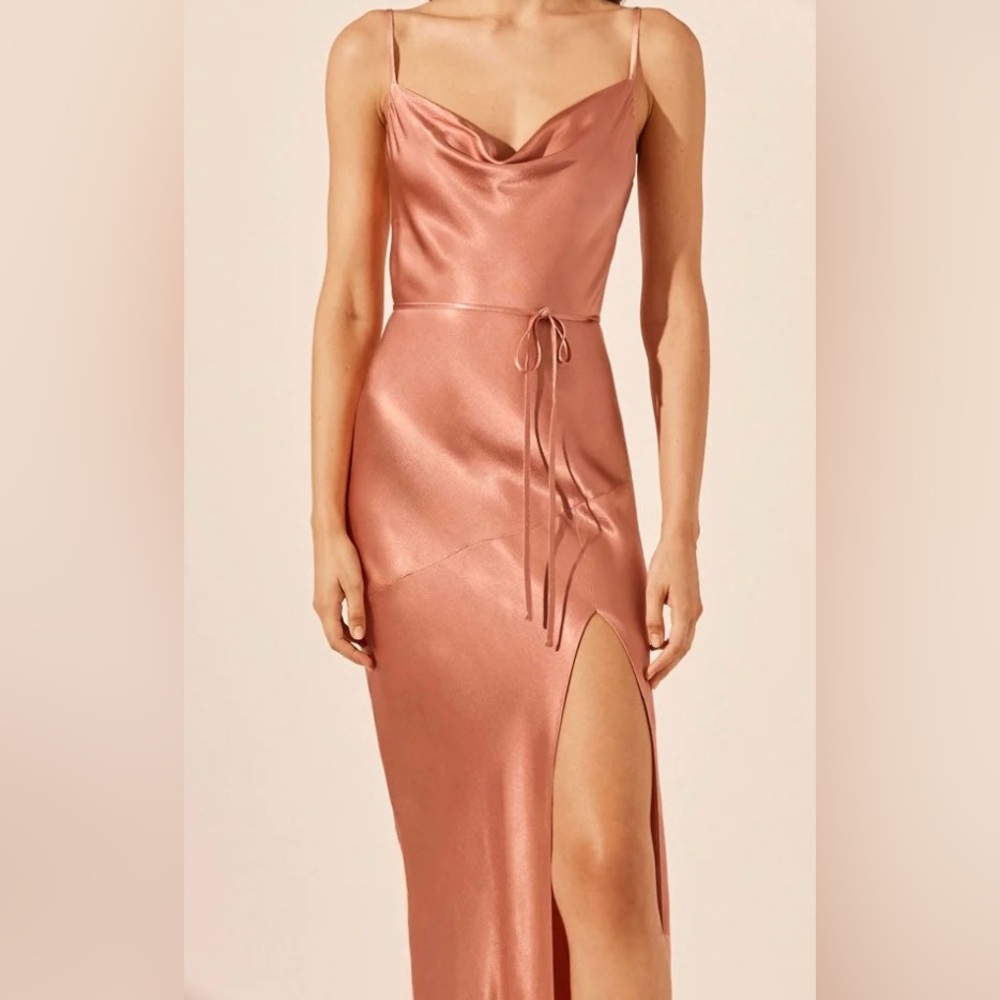 Shona Joy La Lune Cowl neck dress